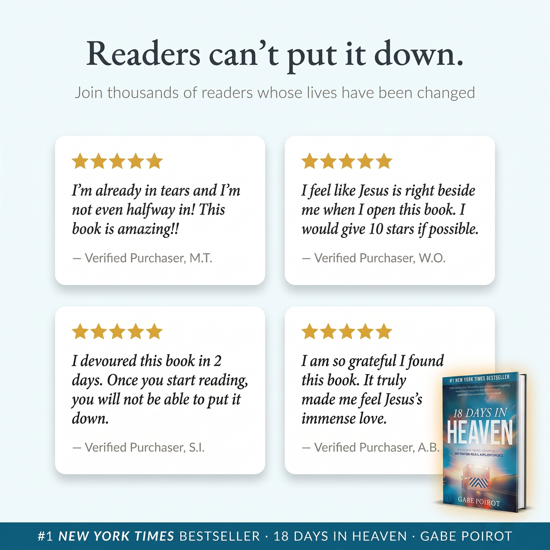 HeavenFaith™ 18 Days in Heaven by Gabe Poirot